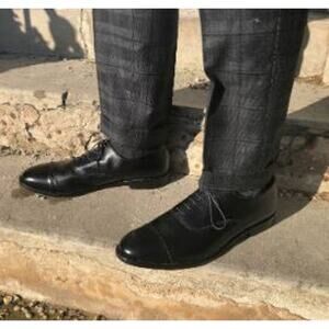 Allen Edmonds Park Ave Dress Shoes Mens Size 9.5D Black Leather Oxford Formal